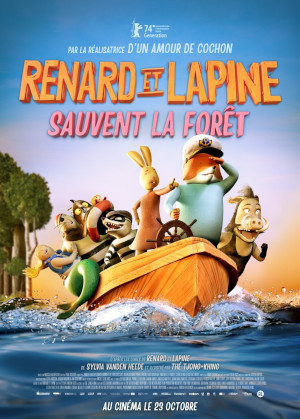 Renard Et Lapine Sauvent La ForÊt